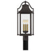 Myhouse Lighting Quoizel - MAN9011WT - Three Light Outdoor Post Mount - Manning - Western Bronze