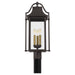 Myhouse Lighting Quoizel - MAN9011WT - Three Light Outdoor Post Mount - Manning - Western Bronze