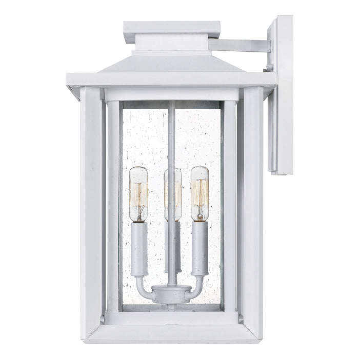 Myhouse Lighting Quoizel - WKF8411W - Three Light Outdoor Wall Mount - Wakefield - Matte White