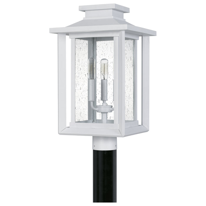 Myhouse Lighting Quoizel - WKF9011W - Three Light Outdoor Post Mount - Wakefield - Matte White