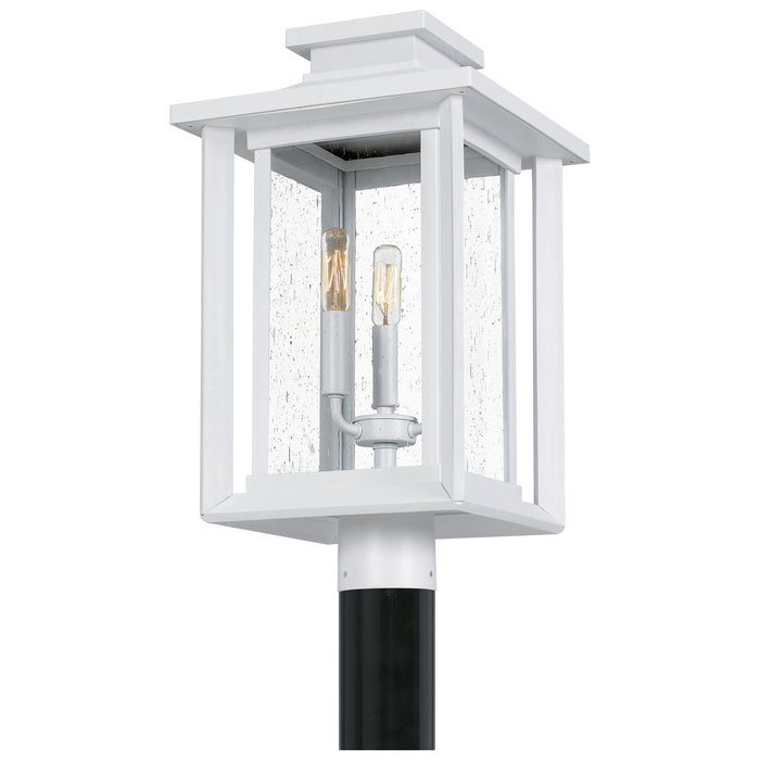 Myhouse Lighting Quoizel - WKF9011W - Three Light Outdoor Post Mount - Wakefield - Matte White