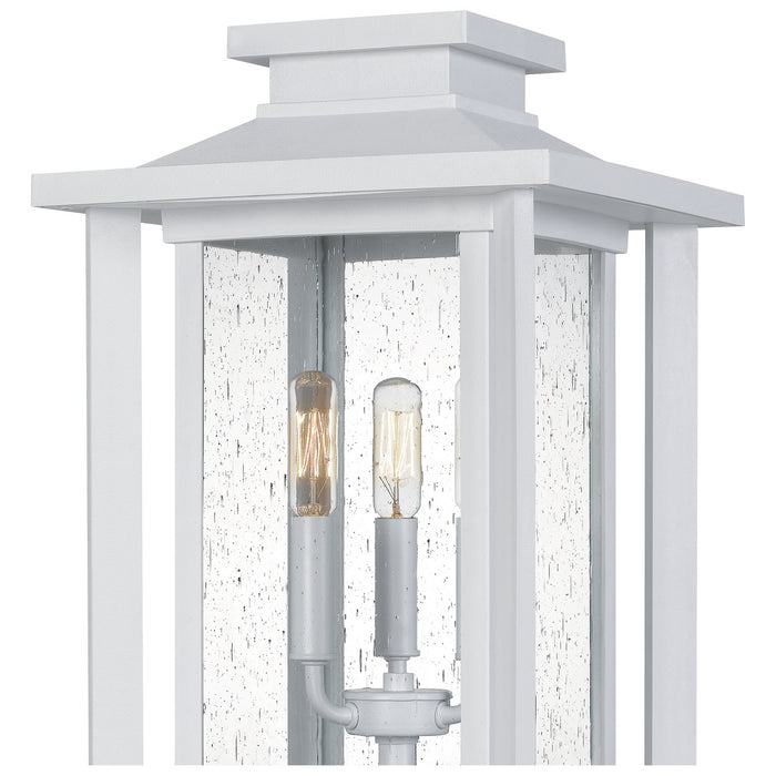 Myhouse Lighting Quoizel - WKF9011W - Three Light Outdoor Post Mount - Wakefield - Matte White