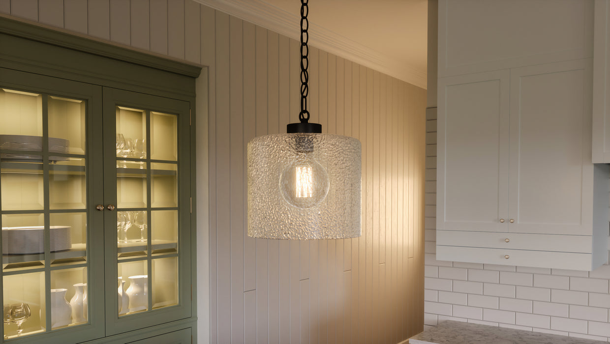 Myhouse Lighting Quoizel - ABR1512MBK - One Light Mini Pendant - Abner - Matte Black