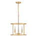 Myhouse Lighting Quoizel - ABR2814AB - Three Light Pendant - Abner - Aged Brass