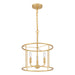 Myhouse Lighting Quoizel - ABR2814AB - Three Light Pendant - Abner - Aged Brass