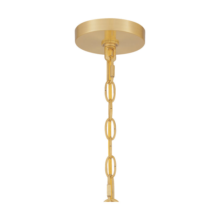 Myhouse Lighting Quoizel - ABR2814AB - Three Light Pendant - Abner - Aged Brass