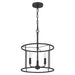 Myhouse Lighting Quoizel - ABR2814MBK - Three Light Pendant - Abner - Matte Black