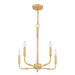 Myhouse Lighting Quoizel - ABR5018AB - Five Light Chandelier - Abner - Aged Brass