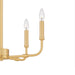 Myhouse Lighting Quoizel - ABR5018AB - Five Light Chandelier - Abner - Aged Brass