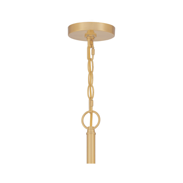 Myhouse Lighting Quoizel - ABR5018AB - Five Light Chandelier - Abner - Aged Brass