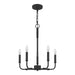 Myhouse Lighting Quoizel - ABR5018MBK - Five Light Chandelier - Abner - Matte Black