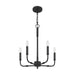 Myhouse Lighting Quoizel - ABR5018MBK - Five Light Chandelier - Abner - Matte Black