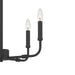 Myhouse Lighting Quoizel - ABR5018MBK - Five Light Chandelier - Abner - Matte Black