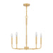 Myhouse Lighting Quoizel - ABR5024AB - Five Light Chandelier - Abner - Aged Brass