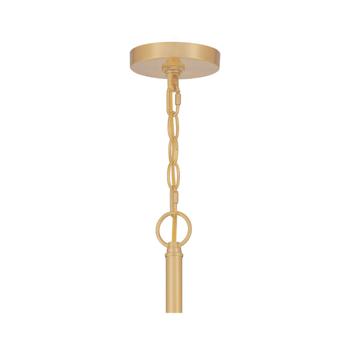 Myhouse Lighting Quoizel - ABR5024AB - Five Light Chandelier - Abner - Aged Brass