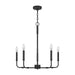 Myhouse Lighting Quoizel - ABR5024MBK - Five Light Chandelier - Abner - Matte Black