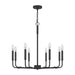 Myhouse Lighting Quoizel - ABR5028MBK - Eight Light Chandelier - Abner - Matte Black