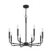 Myhouse Lighting Quoizel - ABR5028MBK - Eight Light Chandelier - Abner - Matte Black