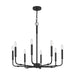 Myhouse Lighting Quoizel - ABR5028MBK - Eight Light Chandelier - Abner - Matte Black