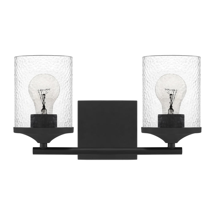 Myhouse Lighting Quoizel - ABR8614MBK - Two Light Bath - Abner - Matte Black