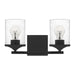 Myhouse Lighting Quoizel - ABR8614MBK - Two Light Bath - Abner - Matte Black