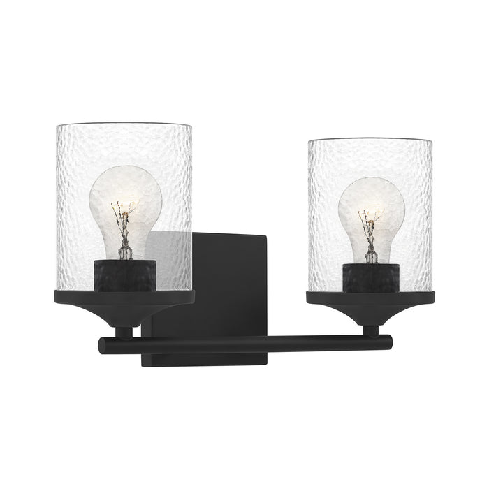 Myhouse Lighting Quoizel - ABR8614MBK - Two Light Bath - Abner - Matte Black