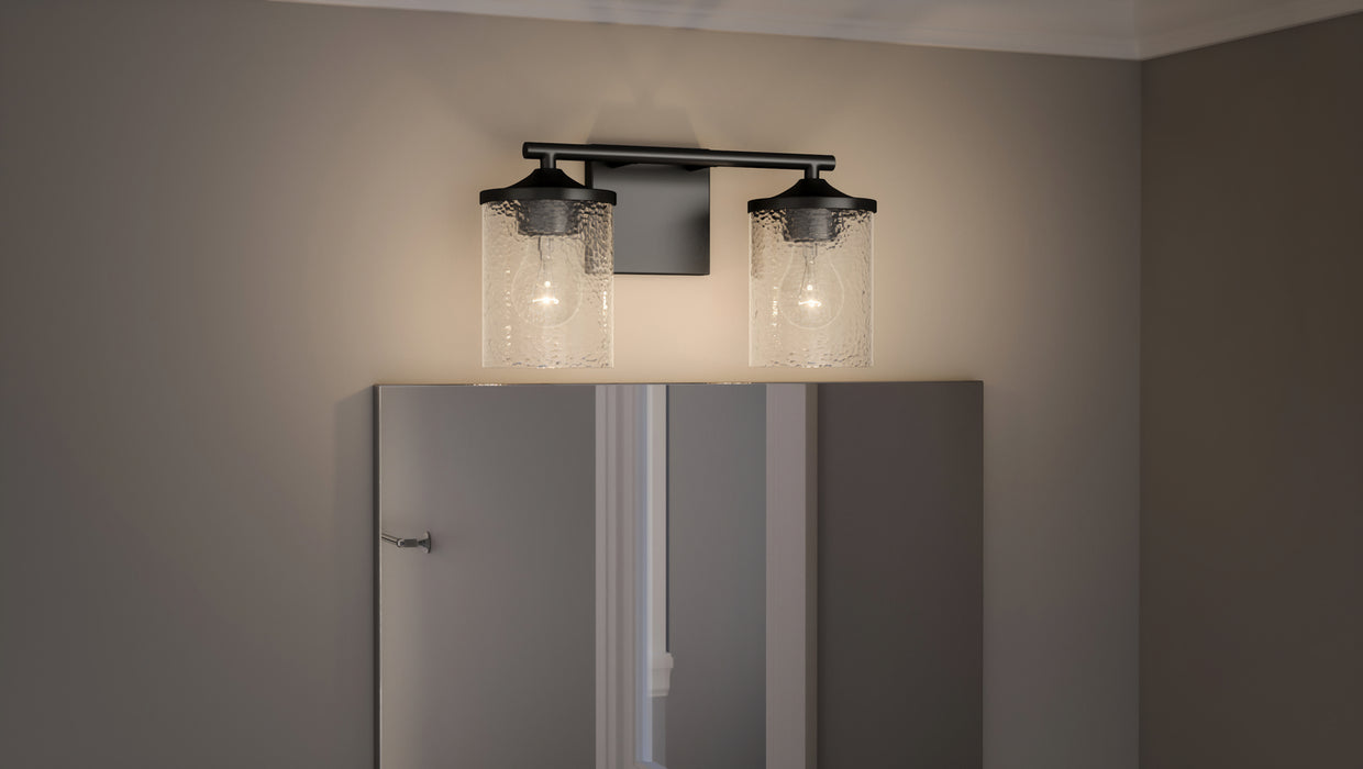 Myhouse Lighting Quoizel - ABR8614MBK - Two Light Bath - Abner - Matte Black