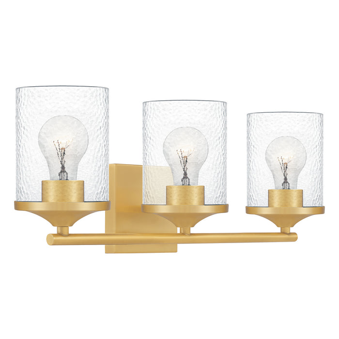 Myhouse Lighting Quoizel - ABR8621AB - Three Light Bath - Abner - Aged Brass