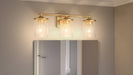 Myhouse Lighting Quoizel - ABR8621AB - Three Light Bath - Abner - Aged Brass