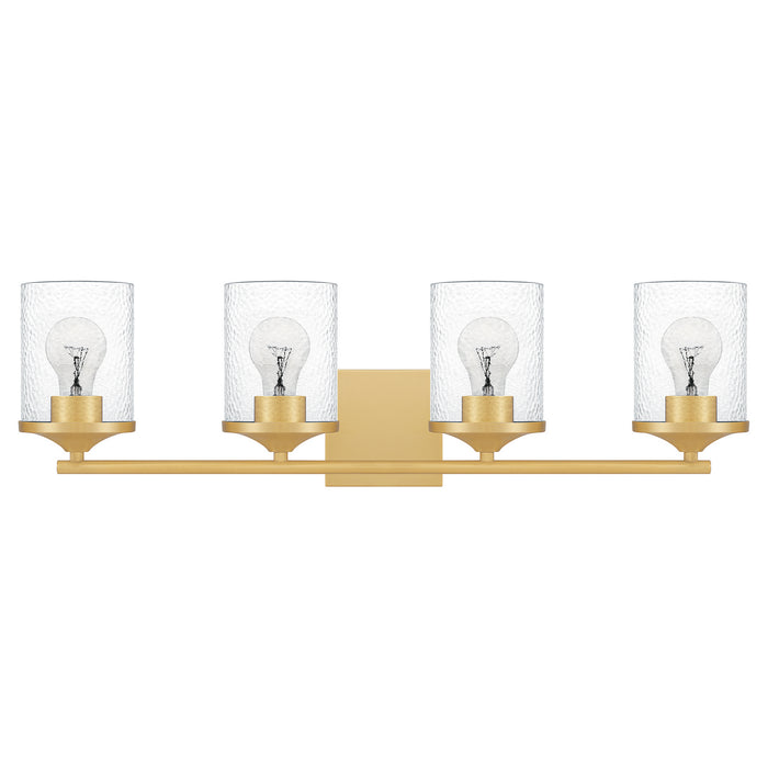 Myhouse Lighting Quoizel - ABR8628AB - Four Light Bath - Abner - Aged Brass