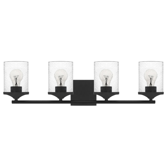 Myhouse Lighting Quoizel - ABR8628MBK - Four Light Bath - Abner - Matte Black