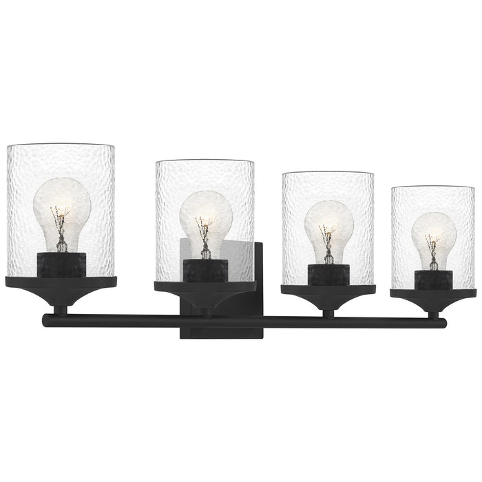 Myhouse Lighting Quoizel - ABR8628MBK - Four Light Bath - Abner - Matte Black