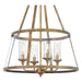 Myhouse Lighting Quoizel - BAW1820WS - Four Light Pendant - Barlow - Weathered Brass