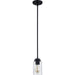 Myhouse Lighting Quoizel - BLA1505MBK - One Light Mini Pendant - Blanche - Matte Black