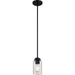 Myhouse Lighting Quoizel - BLA1505MBK - One Light Mini Pendant - Blanche - Matte Black