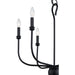 Myhouse Lighting Quoizel - BLA5022MBK - Six Light Chandelier - Blanche - Matte Black