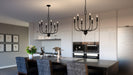 Myhouse Lighting Quoizel - BLA5022MBK - Six Light Chandelier - Blanche - Matte Black