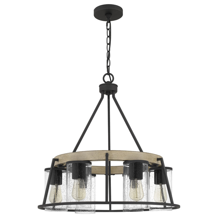 Myhouse Lighting Quoizel - BRT3525GK - Six Light Chandelier - Brockton - Grey Ash