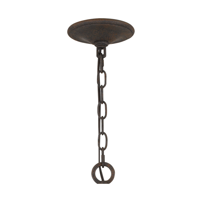 Myhouse Lighting Quoizel - FSN3525RK - Six Light Pendant - Fusion - Rustic Black