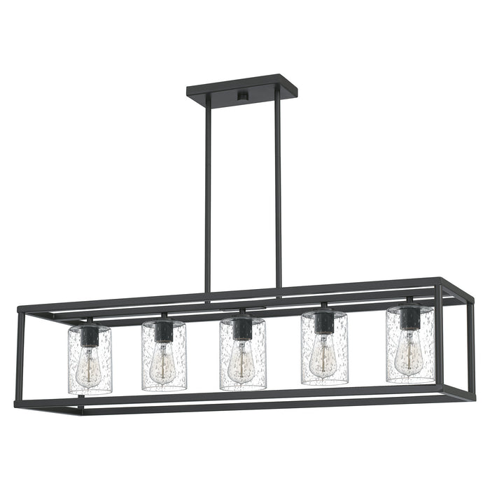 Myhouse Lighting Quoizel - NHR3538OZ - Five Light Linear Chandelier - New Harbor - Old Bronze