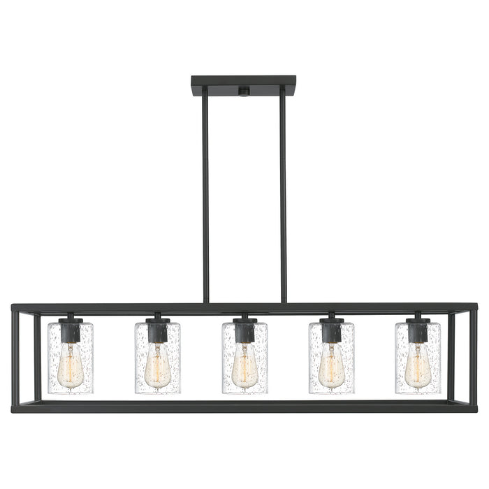 Myhouse Lighting Quoizel - NHR3538OZ - Five Light Linear Chandelier - New Harbor - Old Bronze