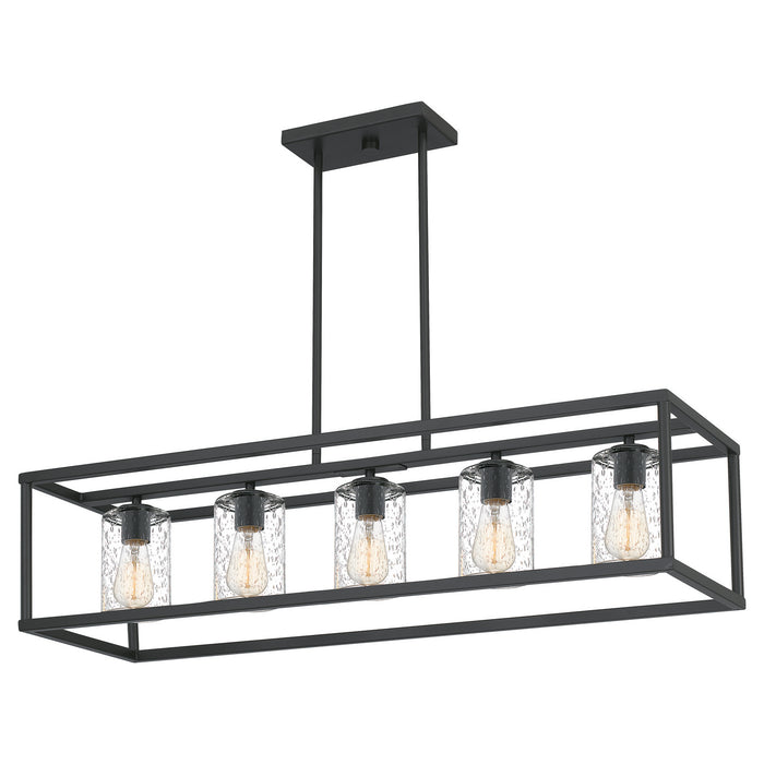 Myhouse Lighting Quoizel - NHR3538OZ - Five Light Linear Chandelier - New Harbor - Old Bronze