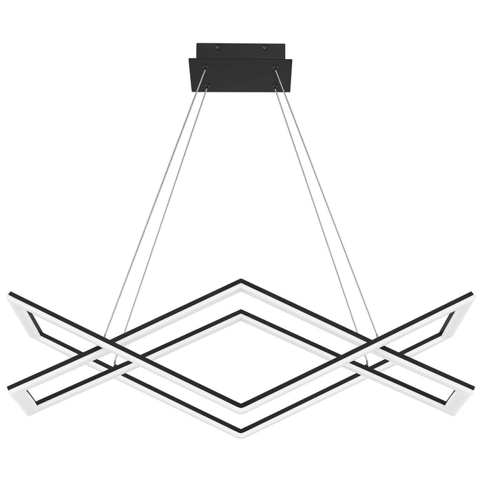 Myhouse Lighting Quoizel - PCNEW136MBK - LED Linear Chandelier - Newman - Matte Black