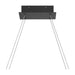 Myhouse Lighting Quoizel - PCNEW136MBK - LED Linear Chandelier - Newman - Matte Black