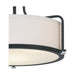 Myhouse Lighting Quoizel - QF1715EK - Three Light Semi Flush Mount - Rigel - Earth Black