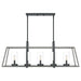 Myhouse Lighting Quoizel - QF5277DO - Five Light Linear Chandelier - Lincoln - Distressed Iron