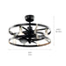 Myhouse Lighting Kichler - 300040SBK - 13"Ceiling Fan - Cavelli - Satin Black