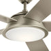 Myhouse Lighting Kichler - 310100NI - 56"Ceiling Fan - Verdi - Brushed Nickel