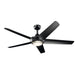 Myhouse Lighting Kichler - 330089SBK - 52"Ceiling Fan - Kapono - Satin Black