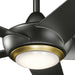 Myhouse Lighting Kichler - 330089SBK - 52"Ceiling Fan - Kapono - Satin Black